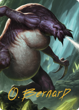 Ettercap Art Card (Gold-Stamped Signature) [Commander Legends: Battle for Baldur's Gate Art Series] | Shuffle n Cut Hobbies & Games