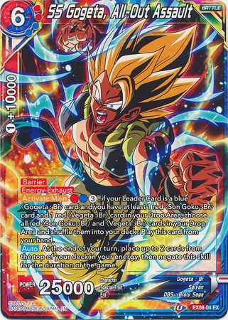 SS Gogeta, All-Out Assault [EX08-04] | Shuffle n Cut Hobbies & Games
