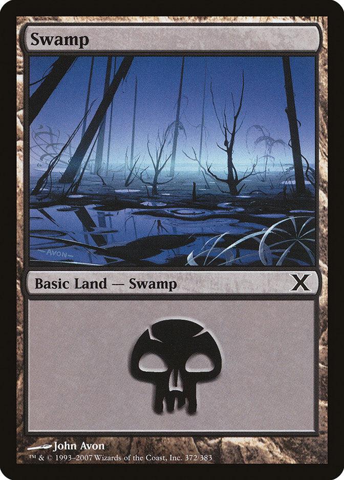 Swamp (372) [Tenth Edition] | Shuffle n Cut Hobbies & Games