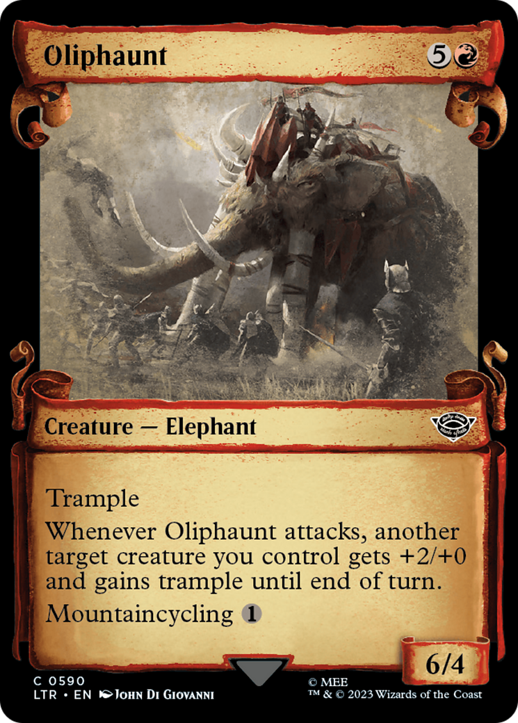 Oliphaunt [The Lord of the Rings: Tales of Middle-Earth Showcase Scrolls] | Shuffle n Cut Hobbies & Games