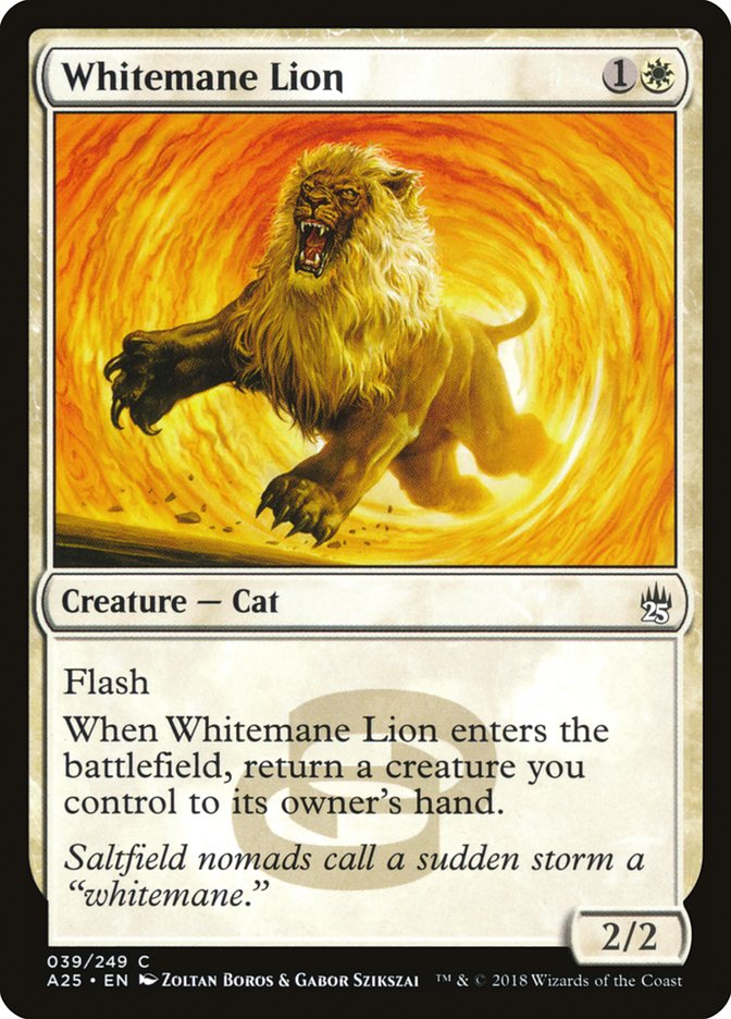 Whitemane Lion [Masters 25] | Shuffle n Cut Hobbies & Games