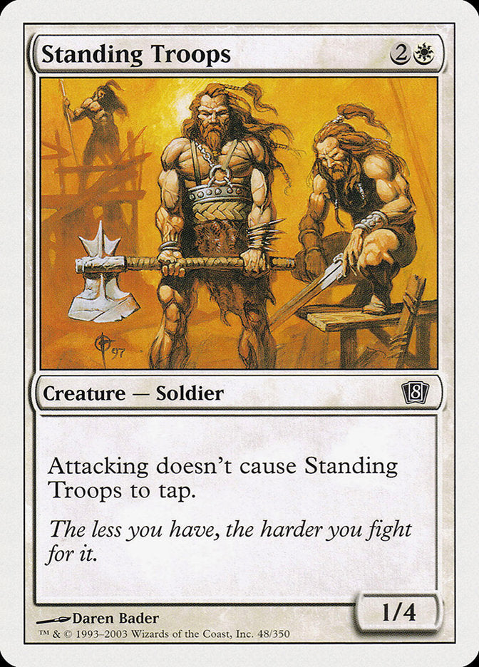 Standing Troops [Eighth Edition] | Shuffle n Cut Hobbies & Games