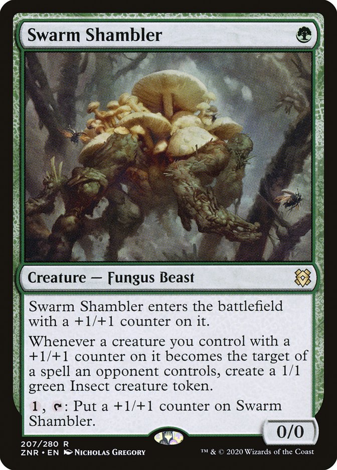 Swarm Shambler [Zendikar Rising] | Shuffle n Cut Hobbies & Games