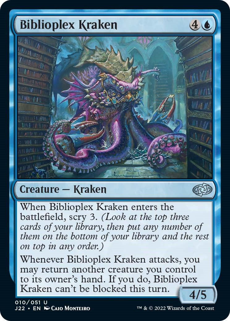 Biblioplex Kraken [Jumpstart 2022] | Shuffle n Cut Hobbies & Games