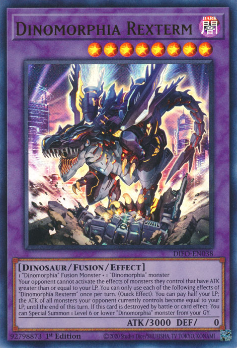 Dinomorphia Rexterm [DIFO-EN038] Ultra Rare | Shuffle n Cut Hobbies & Games