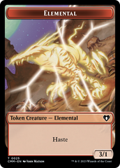 Thopter // Elemental (0025) Double-Sided Token [Commander Masters Tokens] | Shuffle n Cut Hobbies & Games