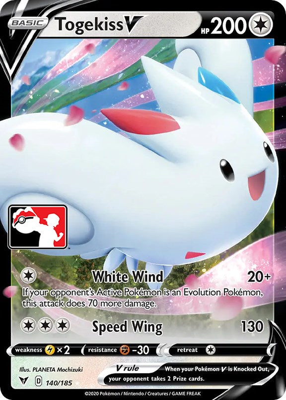 Togekiss V (140/185) [Prize Pack Series One] | Shuffle n Cut Hobbies & Games