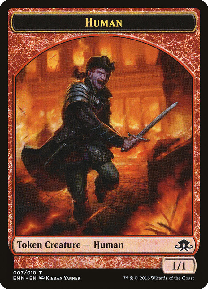 Human Token [Eldritch Moon Tokens] | Shuffle n Cut Hobbies & Games