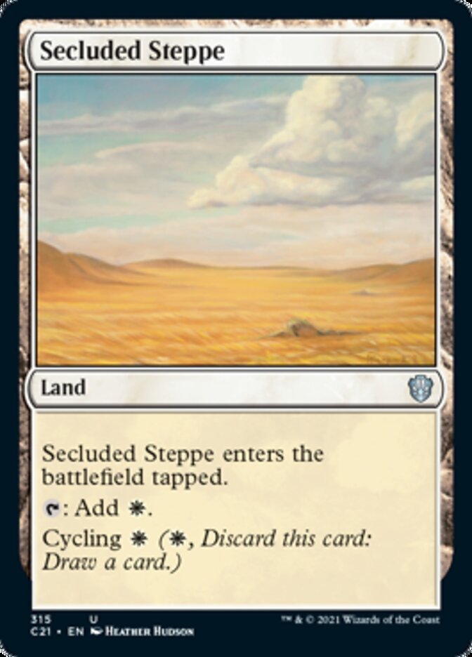 Secluded Steppe [Commander 2021] | Shuffle n Cut Hobbies & Games