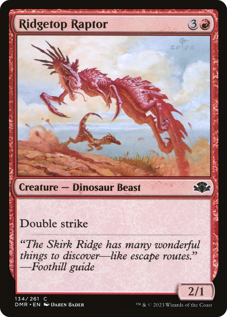 Ridgetop Raptor [Dominaria Remastered] | Shuffle n Cut Hobbies & Games