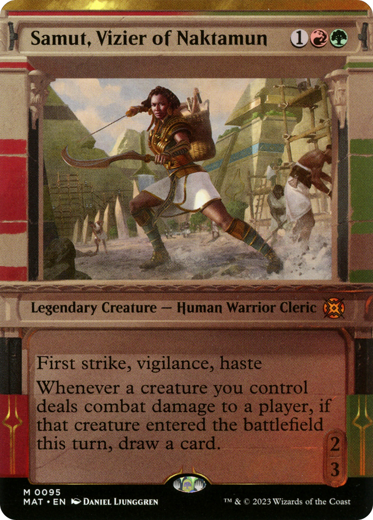 Samut, Vizier of Naktamun (Showcase) [March of the Machine: The Aftermath] | Shuffle n Cut Hobbies & Games