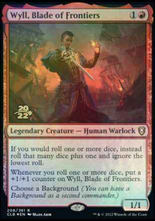 Wyll, Blade of Frontiers [Commander Legends: Battle for Baldur's Gate Prerelease Promos] | Shuffle n Cut Hobbies & Games