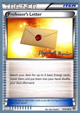 Professor's Letter (123/146) (Primal Groudon - Alejandro Ng-Guzman) [World Championships 2015] | Shuffle n Cut Hobbies & Games