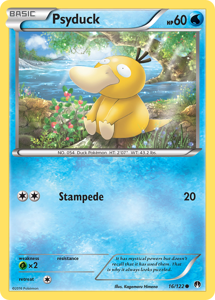 Psyduck (16/122) [XY: BREAKpoint] | Shuffle n Cut Hobbies & Games