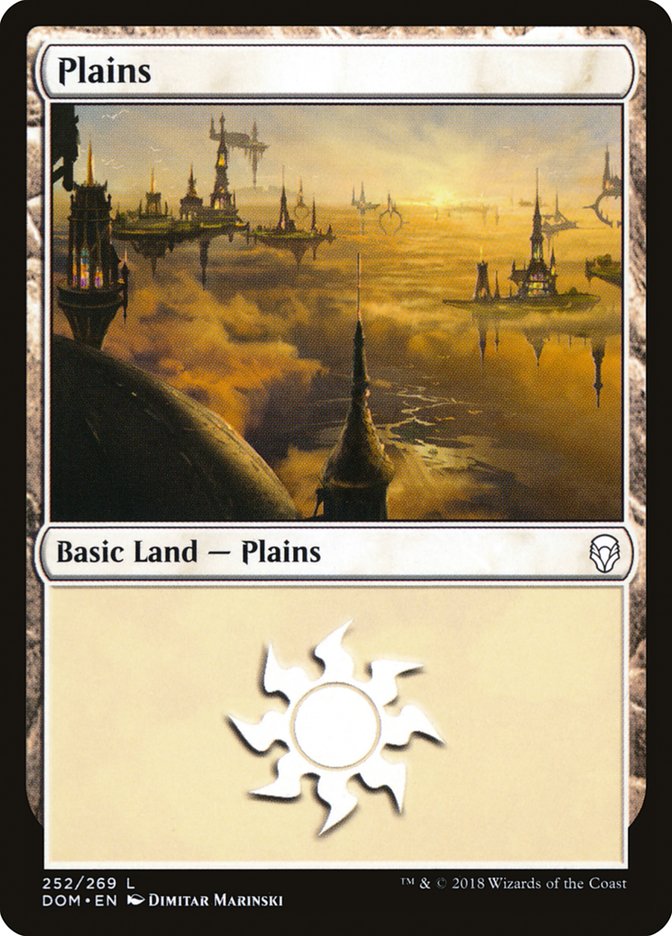 Plains (252) [Dominaria] | Shuffle n Cut Hobbies & Games
