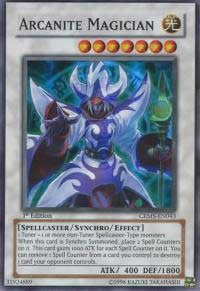 Arcanite Magician [CRMS-EN043] Super Rare | Shuffle n Cut Hobbies & Games