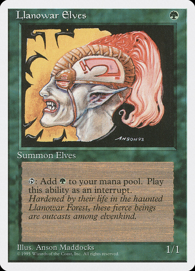 Llanowar Elves [Fourth Edition] | Shuffle n Cut Hobbies & Games