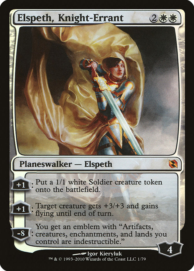 Elspeth, Knight-Errant [Duel Decks: Elspeth vs. Tezzeret] | Shuffle n Cut Hobbies & Games