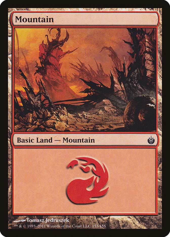 Mountain (153) [Mirrodin Besieged] | Shuffle n Cut Hobbies & Games