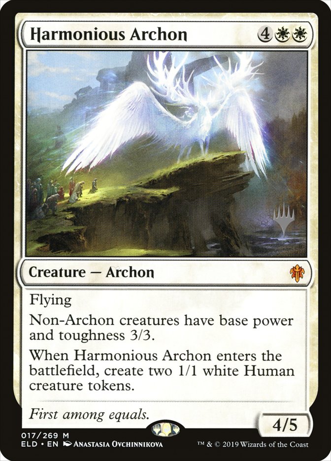 Harmonious Archon (Promo Pack) [Throne of Eldraine Promos] | Shuffle n Cut Hobbies & Games