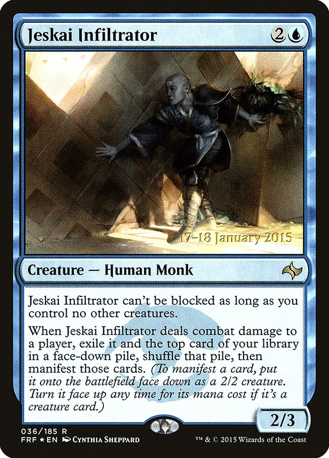 Jeskai Infiltrator [Fate Reforged Prerelease Promos] | Shuffle n Cut Hobbies & Games