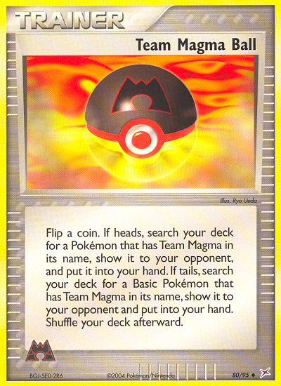 Team Magma Ball (80/95) [EX: Team Magma vs Team Aqua] | Shuffle n Cut Hobbies & Games