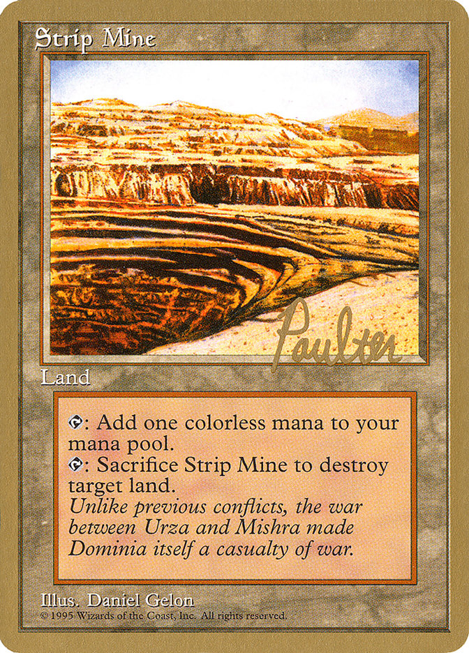 Strip Mine (Preston Poulter) [Pro Tour Collector Set] | Shuffle n Cut Hobbies & Games