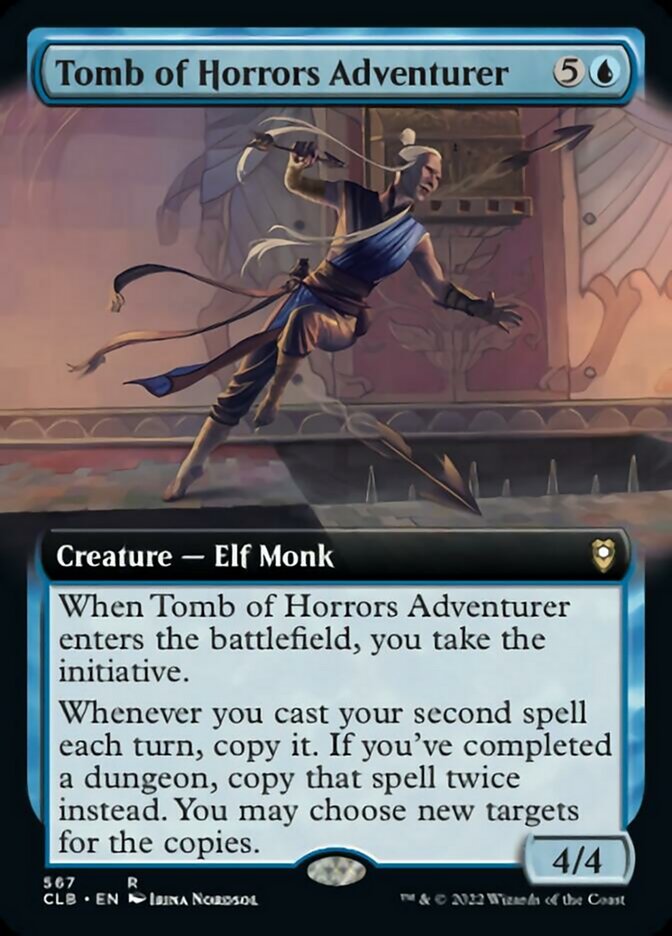 Tomb of Horrors Adventurer (Extended Art) [Commander Legends: Battle for Baldur's Gate] | Shuffle n Cut Hobbies & Games