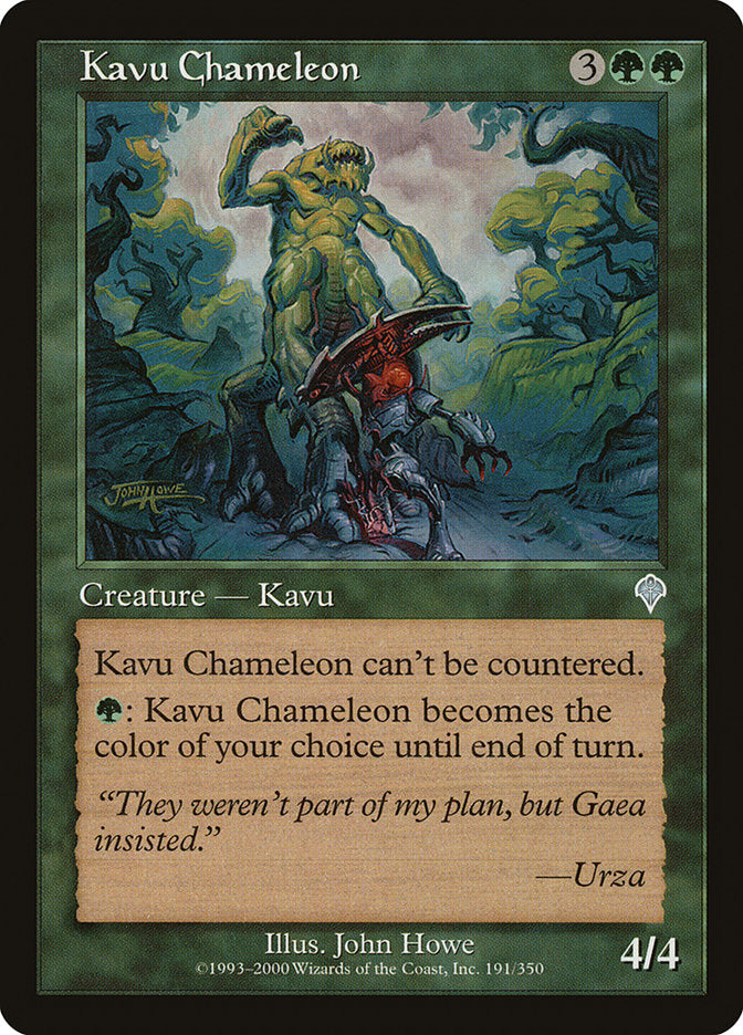 Kavu Chameleon [Invasion] | Shuffle n Cut Hobbies & Games