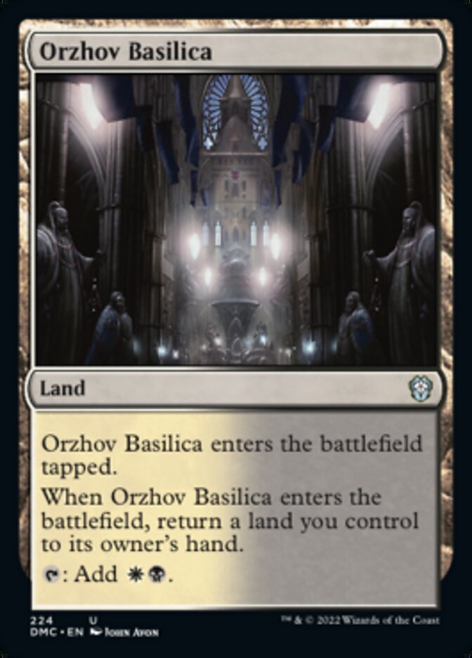 Orzhov Basilica [Dominaria United Commander] | Shuffle n Cut Hobbies & Games