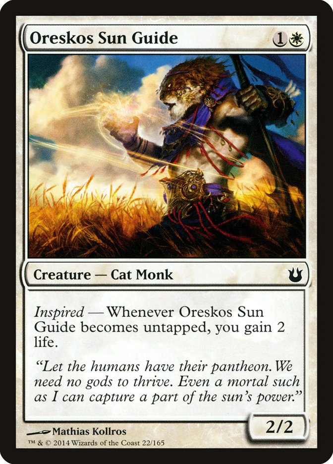 Oreskos Sun Guide [Born of the Gods] | Shuffle n Cut Hobbies & Games