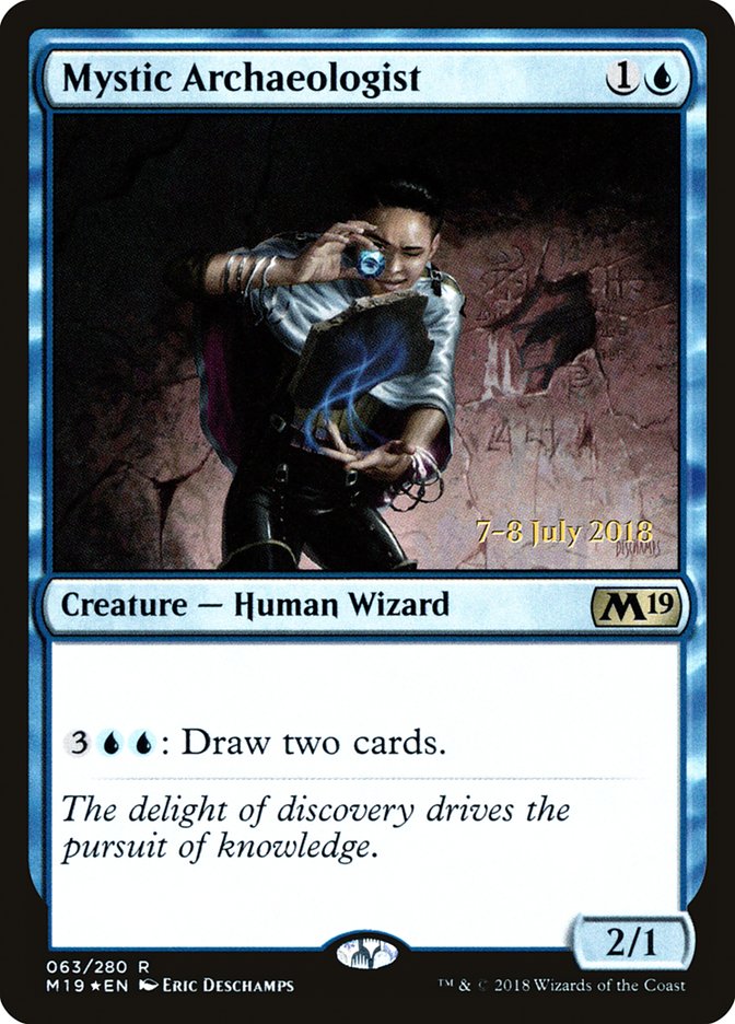 Mystic Archaeologist [Core Set 2019 Prerelease Promos] | Shuffle n Cut Hobbies & Games