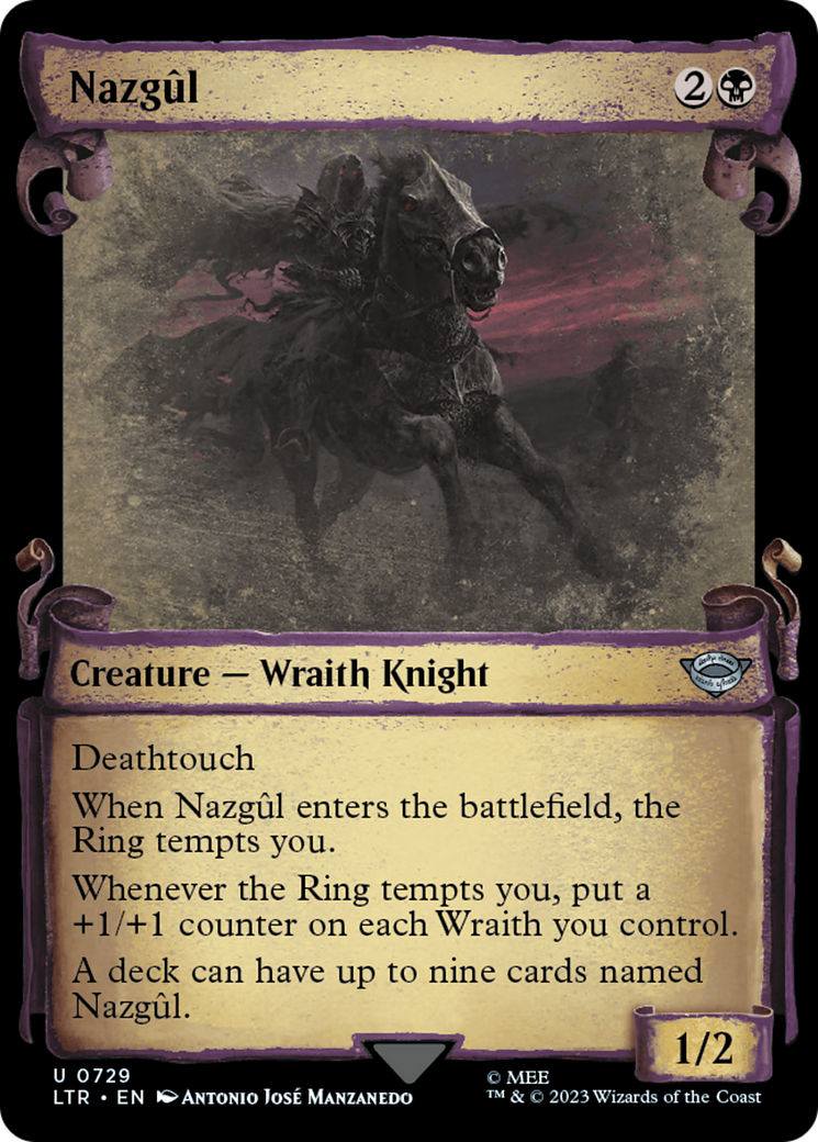Nazgul (0729) [The Lord of the Rings: Tales of Middle-Earth Showcase Scrolls] | Shuffle n Cut Hobbies & Games