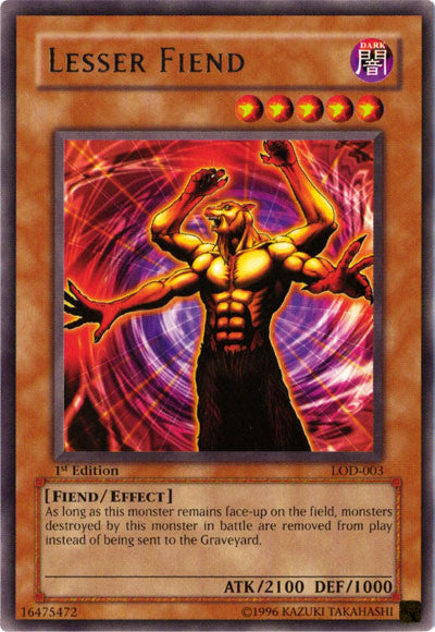 Lesser Fiend [LOD-003] Rare | Shuffle n Cut Hobbies & Games