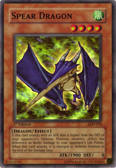 Spear Dragon [LOD-035] Super Rare | Shuffle n Cut Hobbies & Games