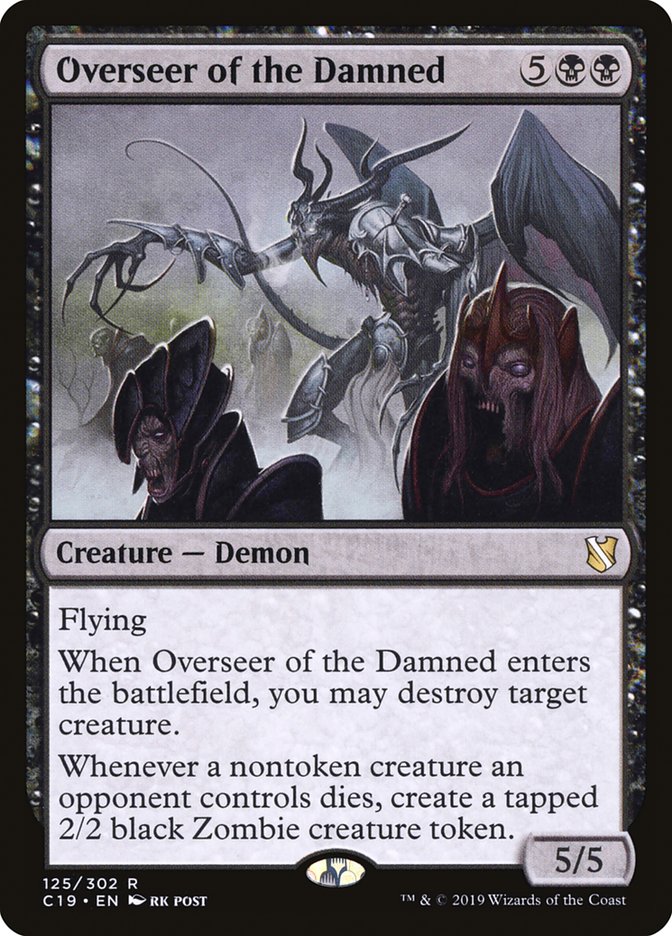 Overseer of the Damned [Commander 2019] | Shuffle n Cut Hobbies & Games