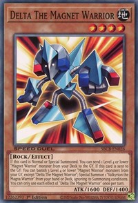 Delta The Magnet Warrior [SBCB-EN026] Common | Shuffle n Cut Hobbies & Games