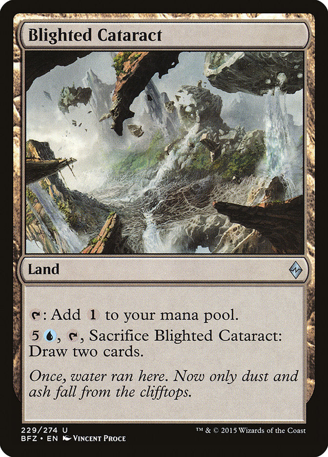 Blighted Cataract [Battle for Zendikar] | Shuffle n Cut Hobbies & Games