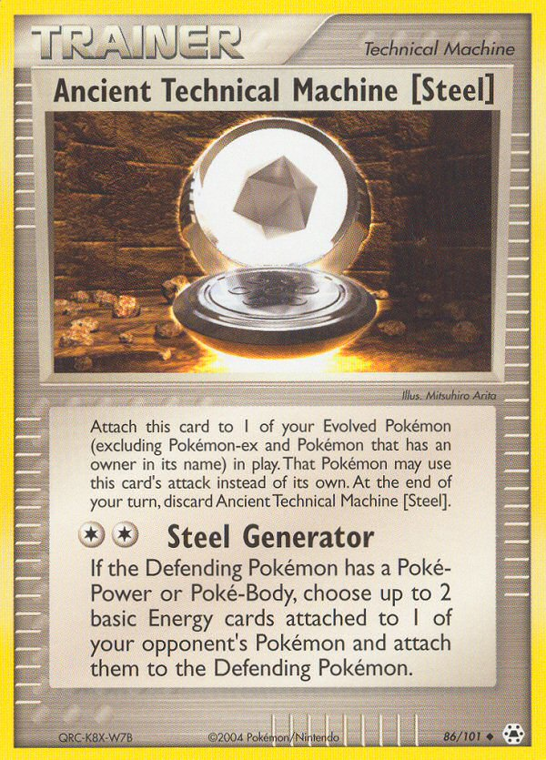 Ancient Technical Machine [Steel] (86/101) [EX: Hidden Legends] | Shuffle n Cut Hobbies & Games