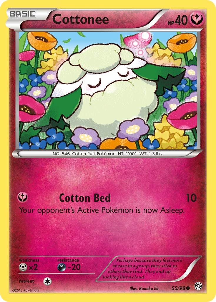 Cottonee (55/98) [XY: Ancient Origins] | Shuffle n Cut Hobbies & Games