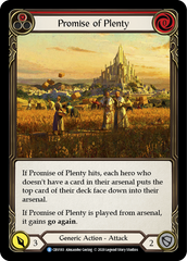 Promise of Plenty (Red) [CRU183] 1st Edition Normal | Shuffle n Cut Hobbies & Games