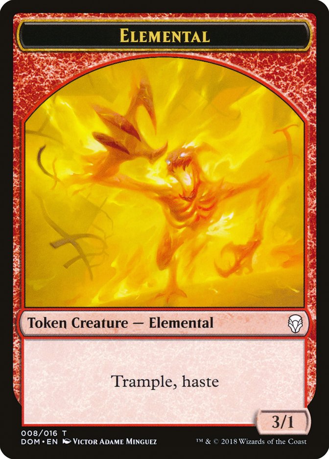 Elemental Token [Dominaria Tokens] | Shuffle n Cut Hobbies & Games