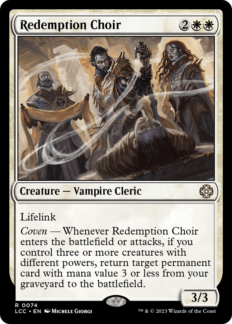 Redemption Choir [The Lost Caverns of Ixalan Commander] | Shuffle n Cut Hobbies & Games