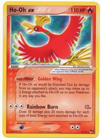 Ho-Oh ex (17/17) (Non-Holo) [POP Series 3] | Shuffle n Cut Hobbies & Games
