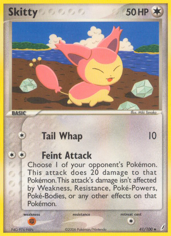 Skitty (41/100) [EX: Crystal Guardians] | Shuffle n Cut Hobbies & Games