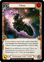 T-Bone (Red) [EVR073] (Everfest)  1st Edition Rainbow Foil | Shuffle n Cut Hobbies & Games