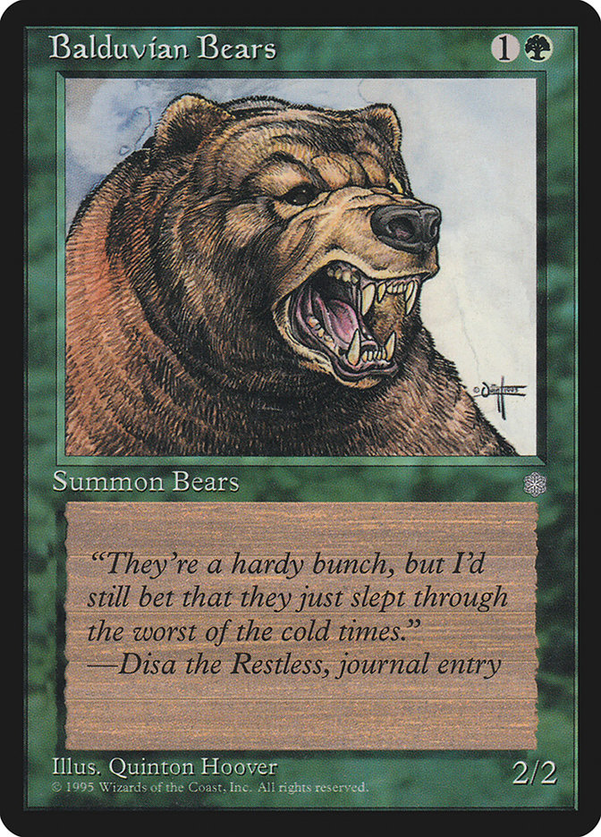 Balduvian Bears [Ice Age] | Shuffle n Cut Hobbies & Games