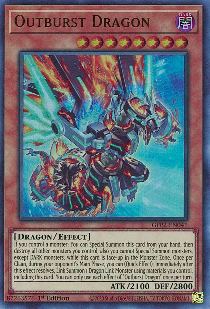 Outburst Dragon [GFP2-EN041] Ultra Rare | Shuffle n Cut Hobbies & Games