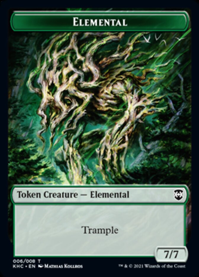 Elemental Token [Kaldheim Commander Tokens] | Shuffle n Cut Hobbies & Games