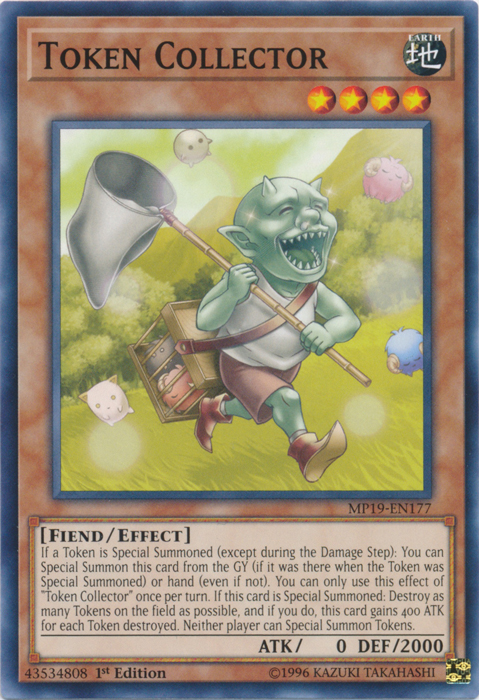 Token Collector [MP19-EN177] Common | Shuffle n Cut Hobbies & Games